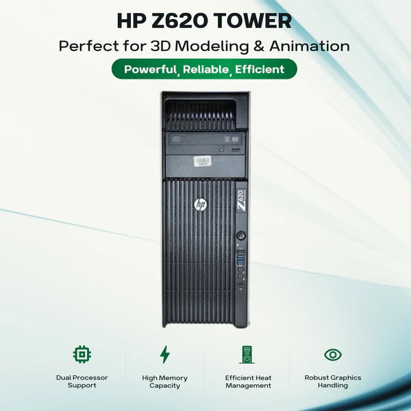 hp z620 tower advanced business desktop computer